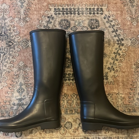 HUNTER Tall rain boots [Black] - Picture 2 of 3
